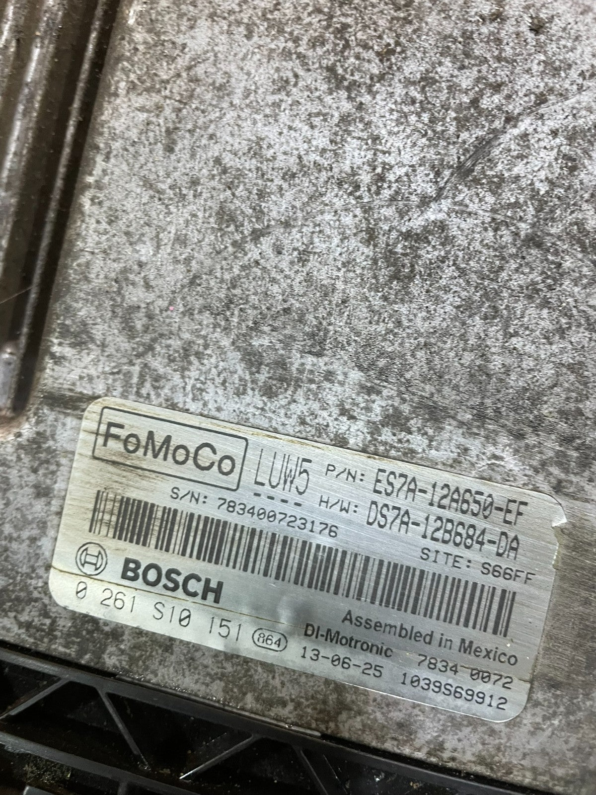 2014 2015 2016 Ford Fusion Engine Control Unit ECU Computer Module V9008 DG3