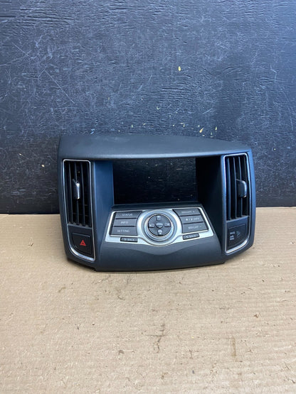 2009-2014 Nissan Maxima Center Console Climate Control Radio Bezel AH3959 DG0