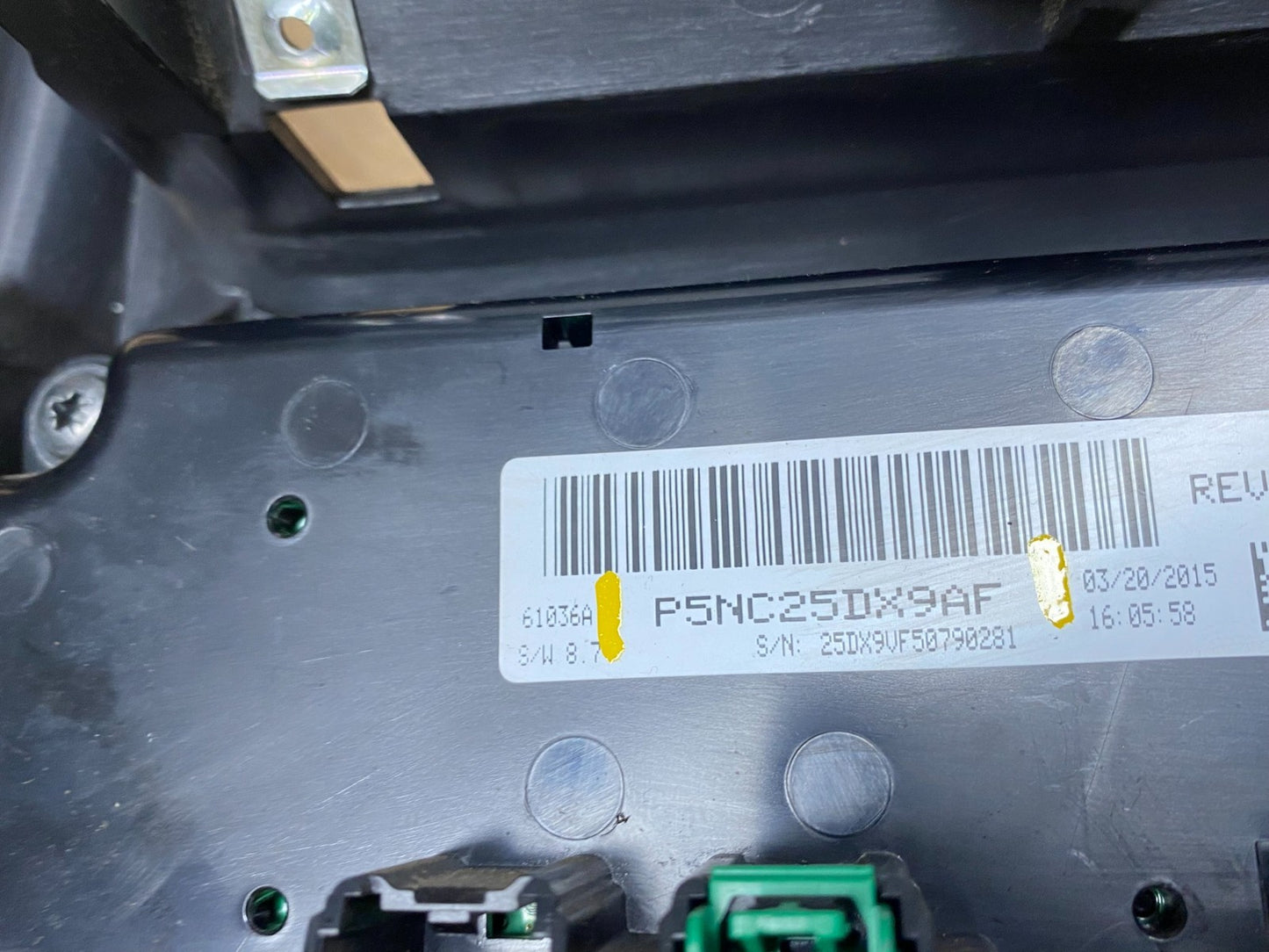 2014 to 2018 Dodge Promaster 1500 Radio Climate Control Panel Bezel t4543 DG5