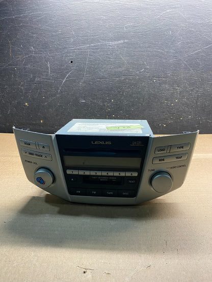 2004 2005 2006 Lexus RX330 Radio Casette AM-FM CD Player AA3242 DG0
