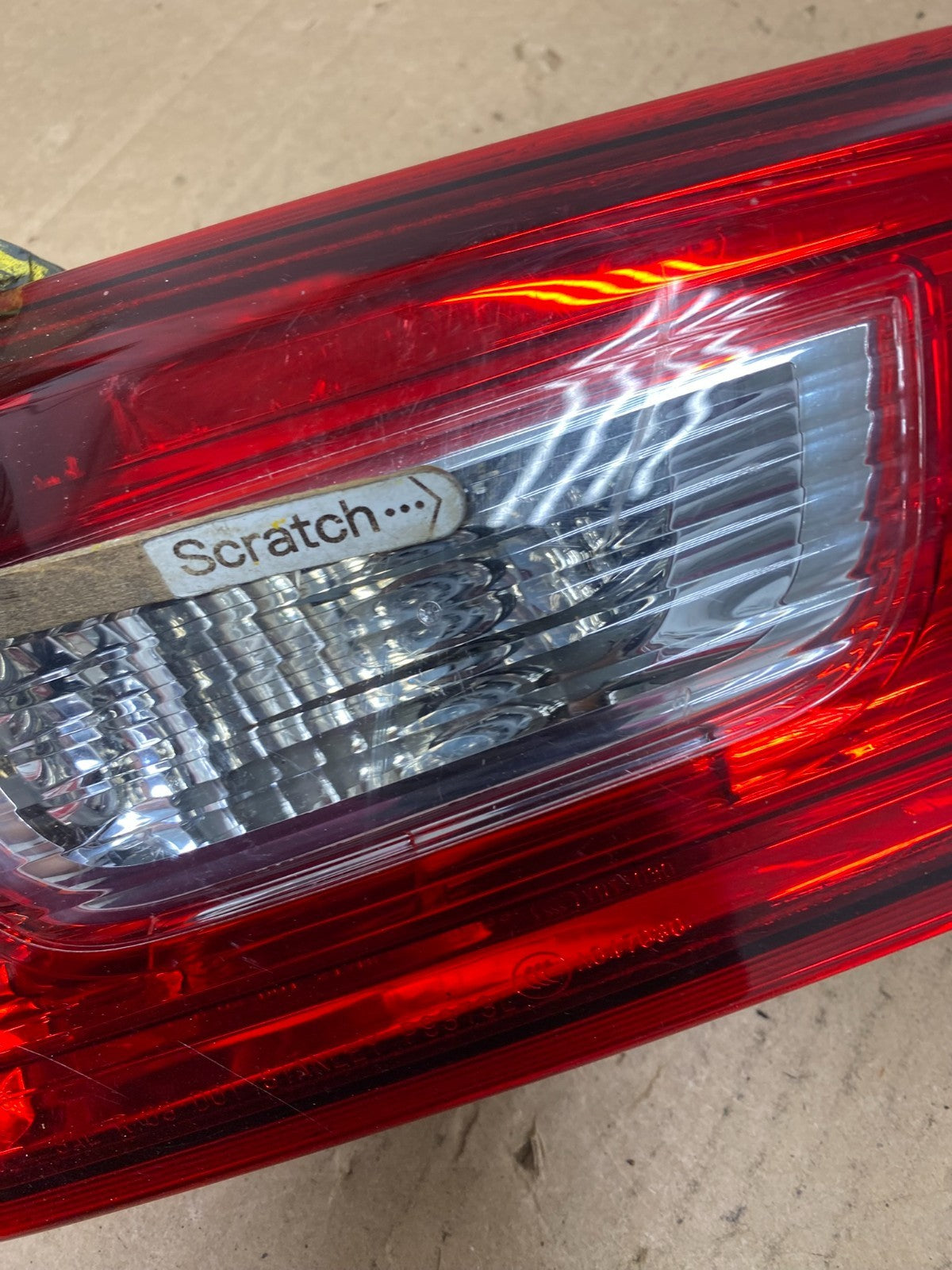 2010 to 2018 Mitsubishi Outlander Sport Left Side Inner Tail Light P9372 DW5