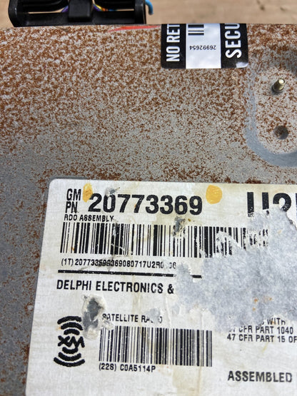 2008-2011 Cadillac CTS Am Fm Cd Player Radio Receiver ag8519 DG5