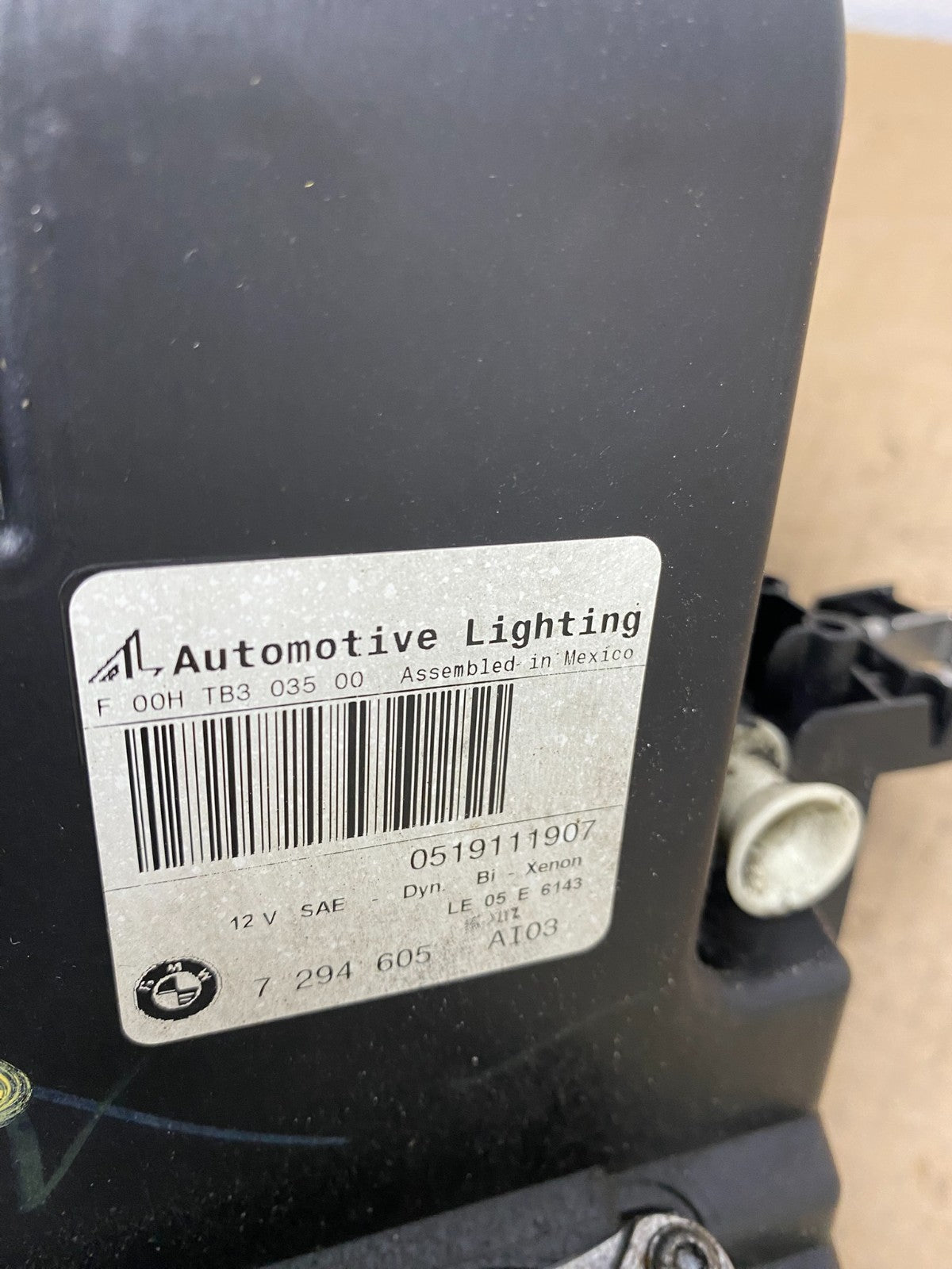 2011 to 2013 BMW X5 Left Driver LH Side Headlight Xenon HID OEM AC3867 DW10