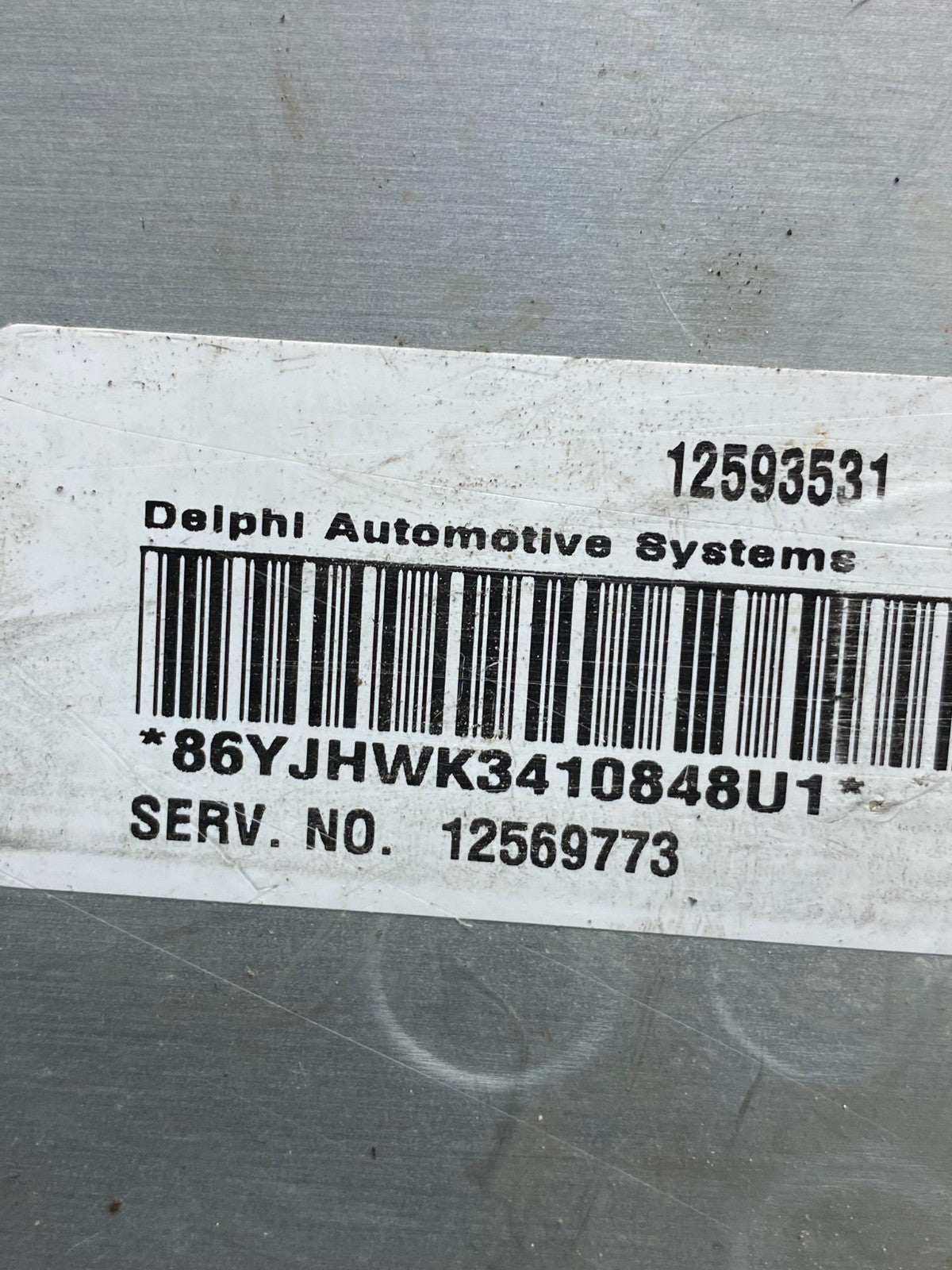 2004 2005 2006 Chevrolet Colorado Engine Motor Box ECU ECM 12593531 AE2095 DW2