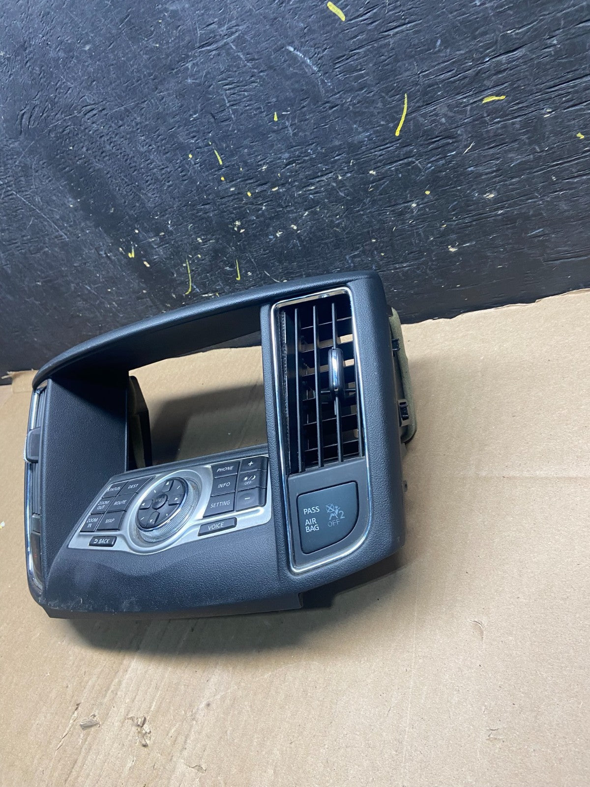 2011 2012 2013 Nissan Maxima Radio Audio Panel Control Bezel Trim T1886 DG2