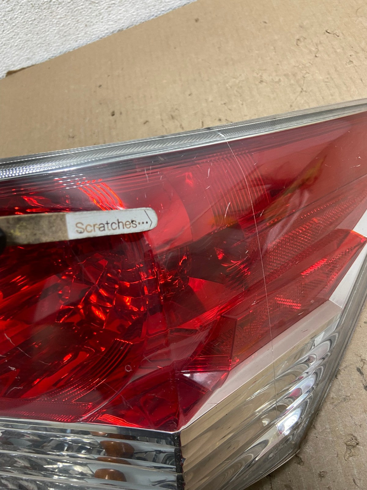 2008 to 2012 Honda Accord Sedan Tail light Right Passenger RH AG8055 LK3