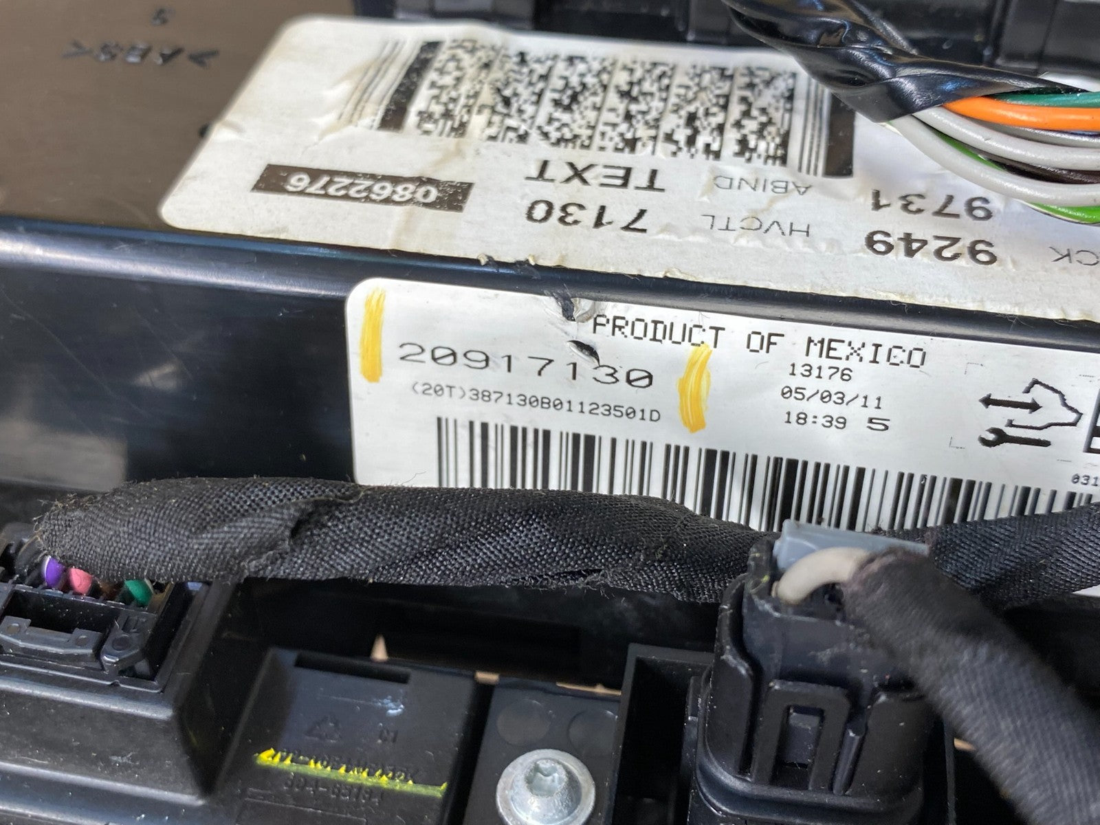 2008 to 2012 Chevrolet Traverse Climate Control Unit Heater Ac Panel AG6416 DG8