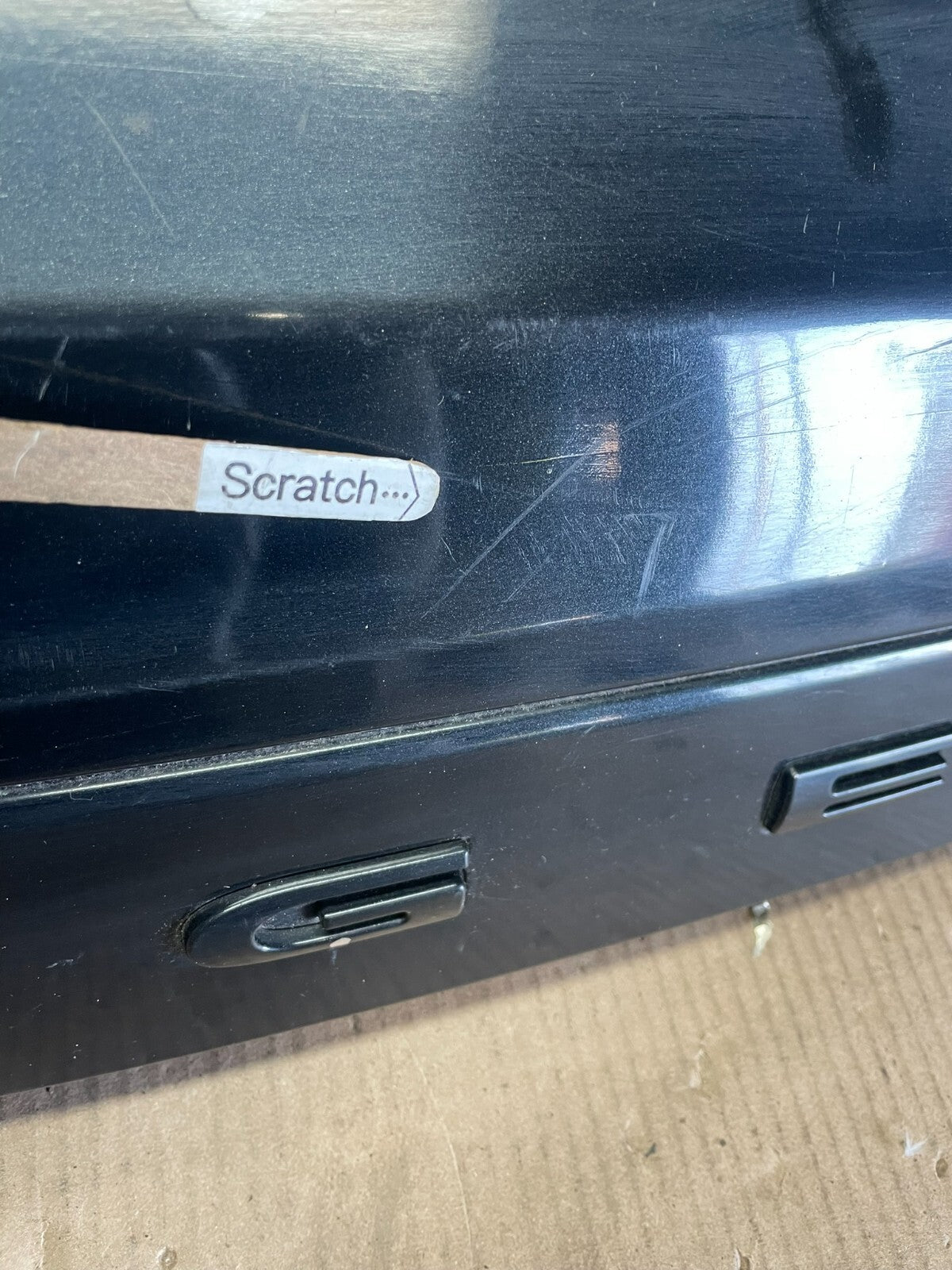 2011-2018 Dodge Grand Caravan Black Rear Tail Gate Trim Molding Panel OEM D51944