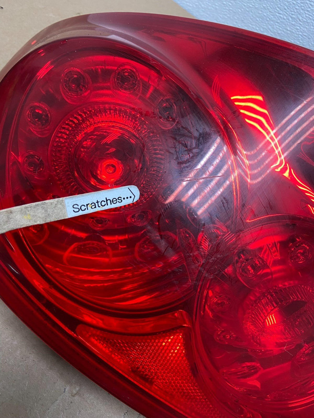 2007 to 2013 Infiniti G35 G37 Sedan Left Driver LH Side Tail Light Oem AB6413 DW3