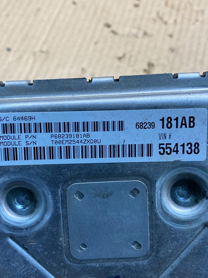 2015 Dodge Journey 3.6L ECU ECM Engine Computer Module AJ0213 DG2