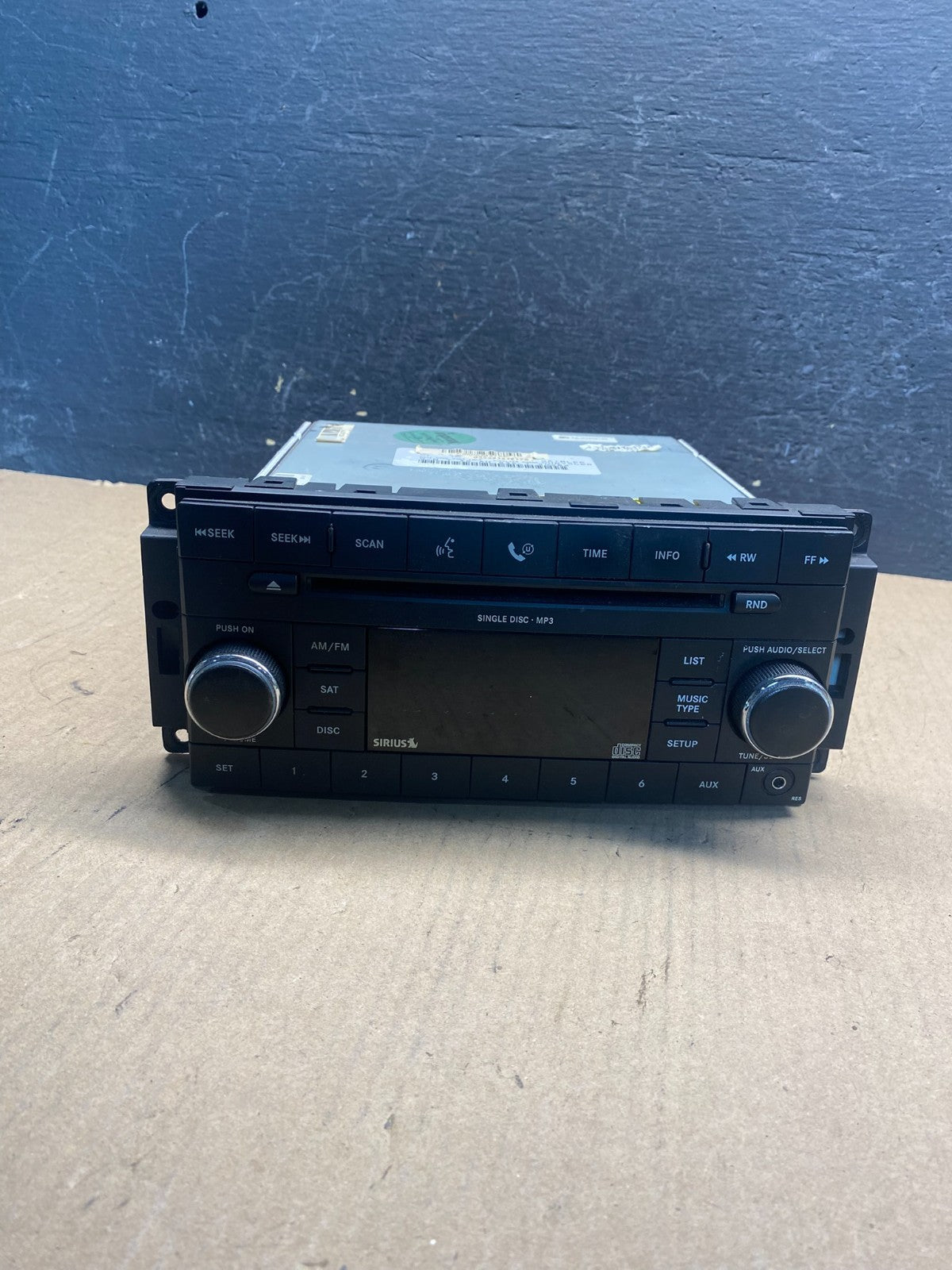 2007-2012 Chrysler Dodge Jeep Ram Radio CD MP3 AUX Receiver AE7704 DW0