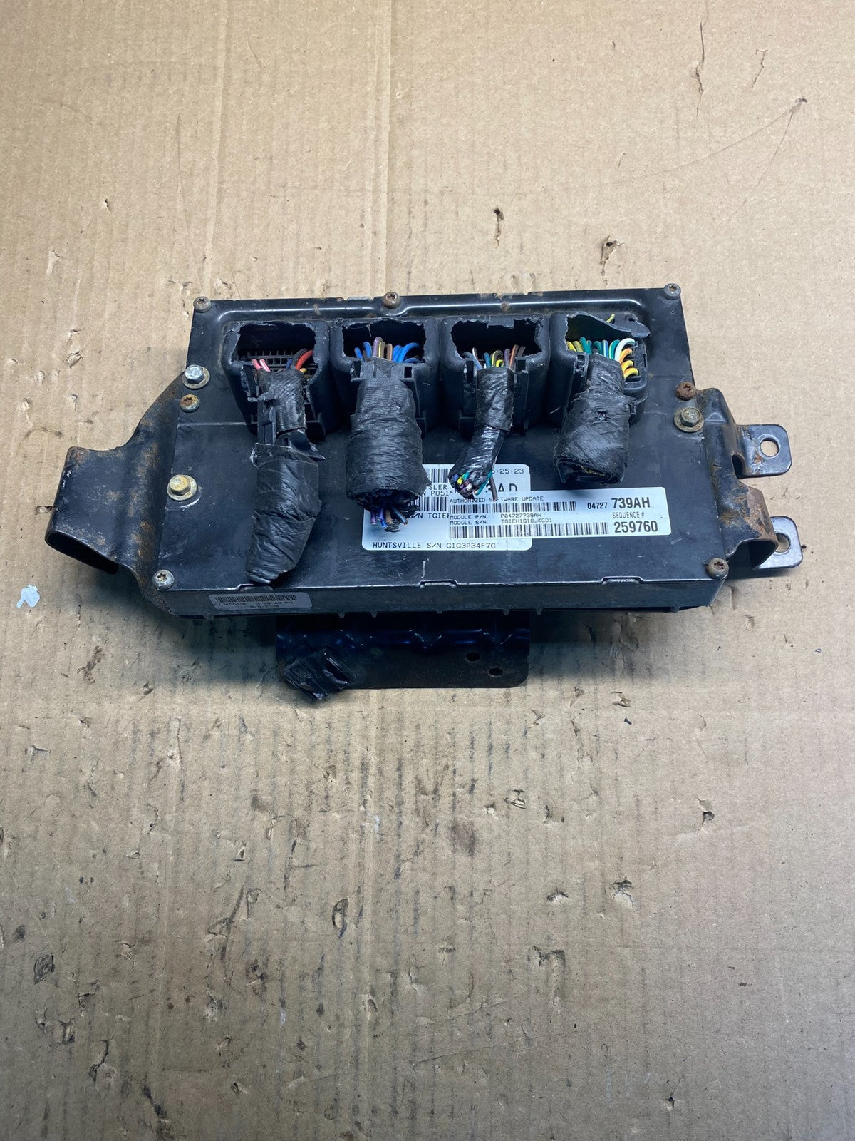2008 2009 Dodge Grand Caravan Engine Computer Module P04727739AH ab4381 DG0