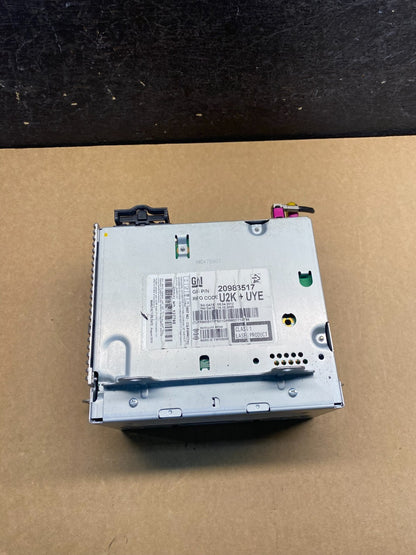 2011 to 2012 Chevrolet Equinox Cruze Radio Cd Receiver 20983517 AG6008 DG3
