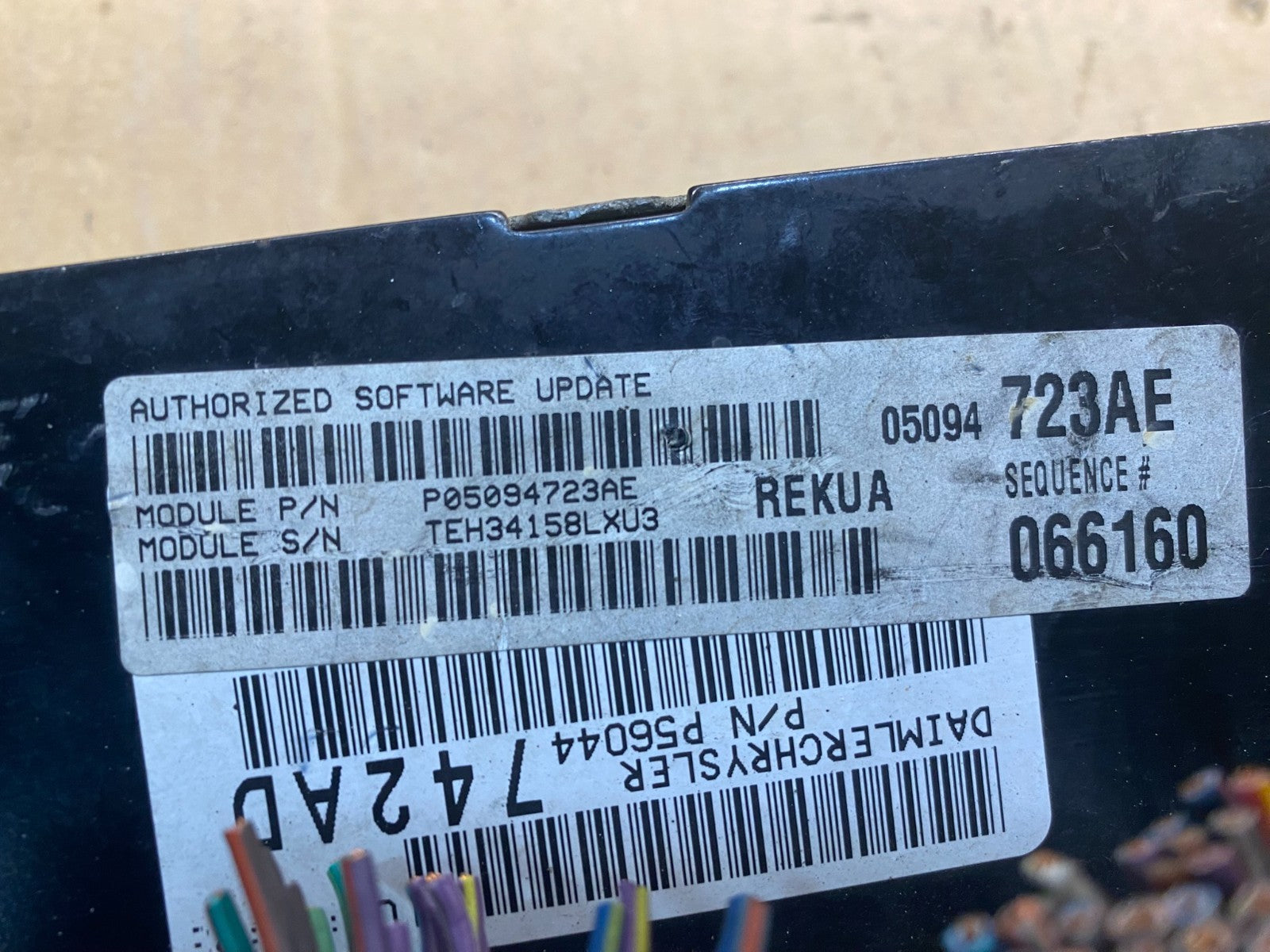 2006  Jeep Commander Grand Cherokee 3.7L Engine Control Module ECU ECM ac2764 DG2