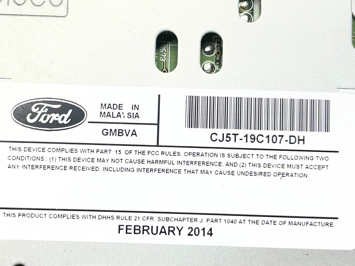 2013 2014 2015 Ford Escape Radio Receiver ID cj5t-19c107-bg ai0504 DG8