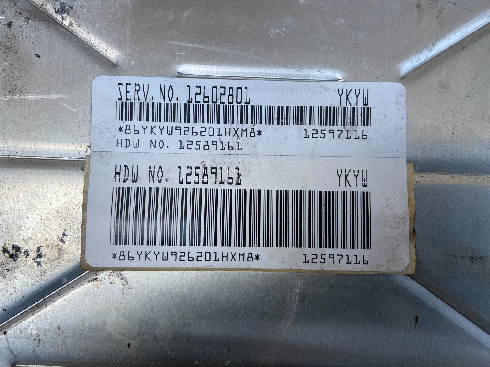 2005 Chevrolet Astro Ecu Engine Control Module 12602801 Ecm AD2862 DW2