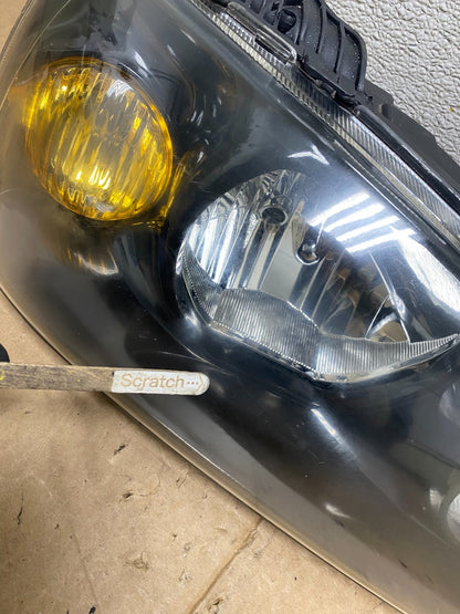 2004 2005 2006 Hyundai Elantra Left+Right Set Halogen Headlights U9908 DW3