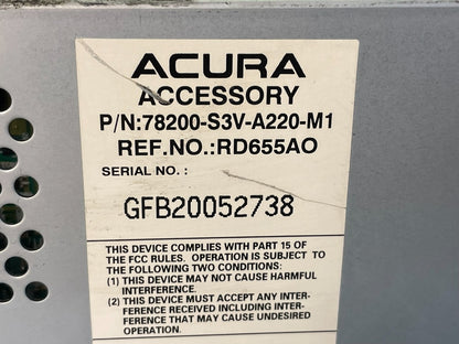 2004-2006 Acura Mdx Radio Screen Display Navigation Climate Control AI0496 D9