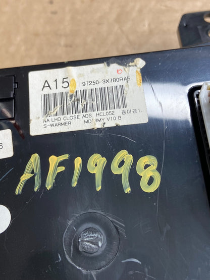 2011 - 2013 Hyundai Elantra Center Heater A/C AC Climate Control Panel AF1998 DG6