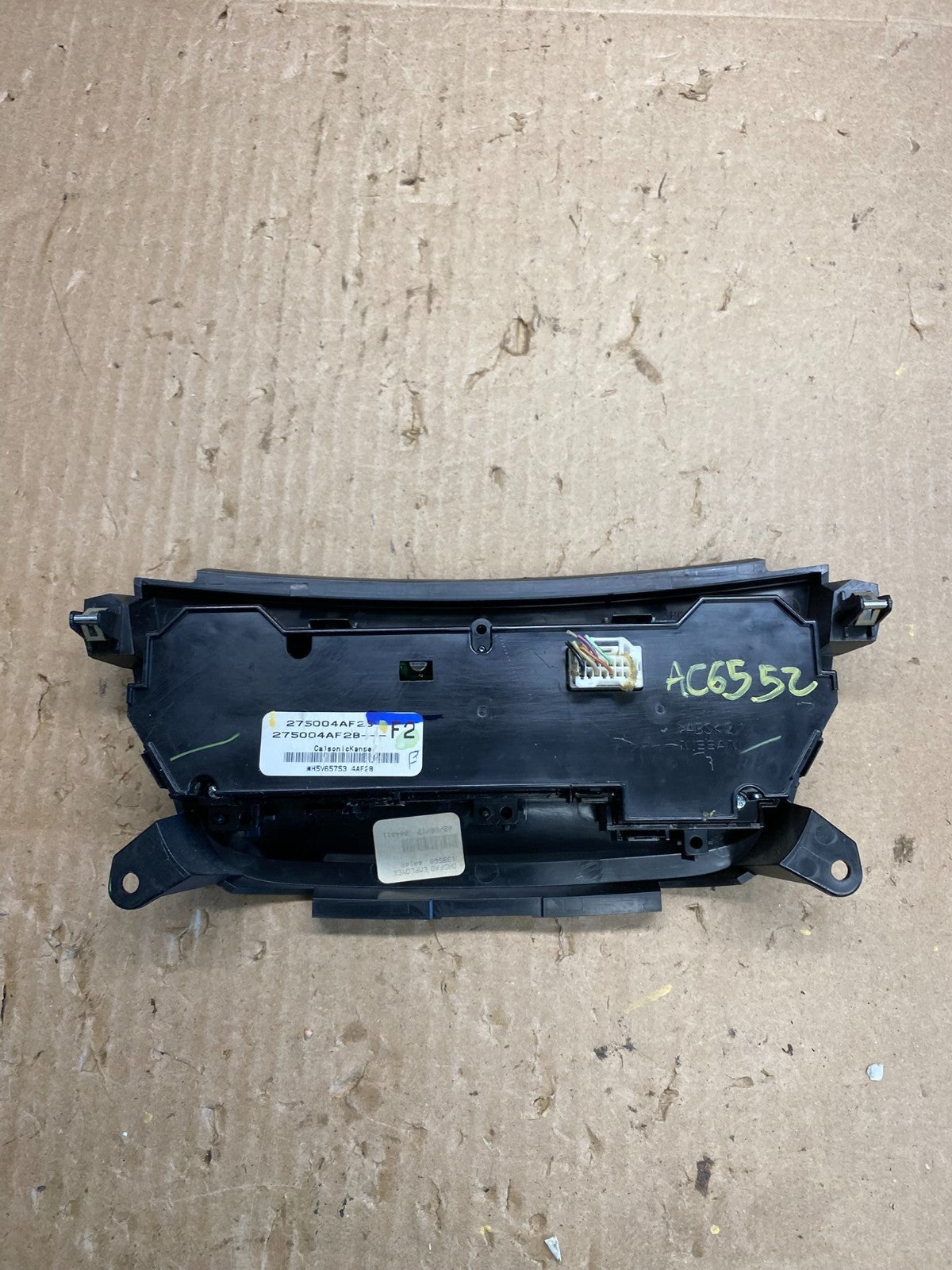 2017-2019 Nissan Sentra Climate Control Heater Ac Temperature Hvac ac6552 DG3