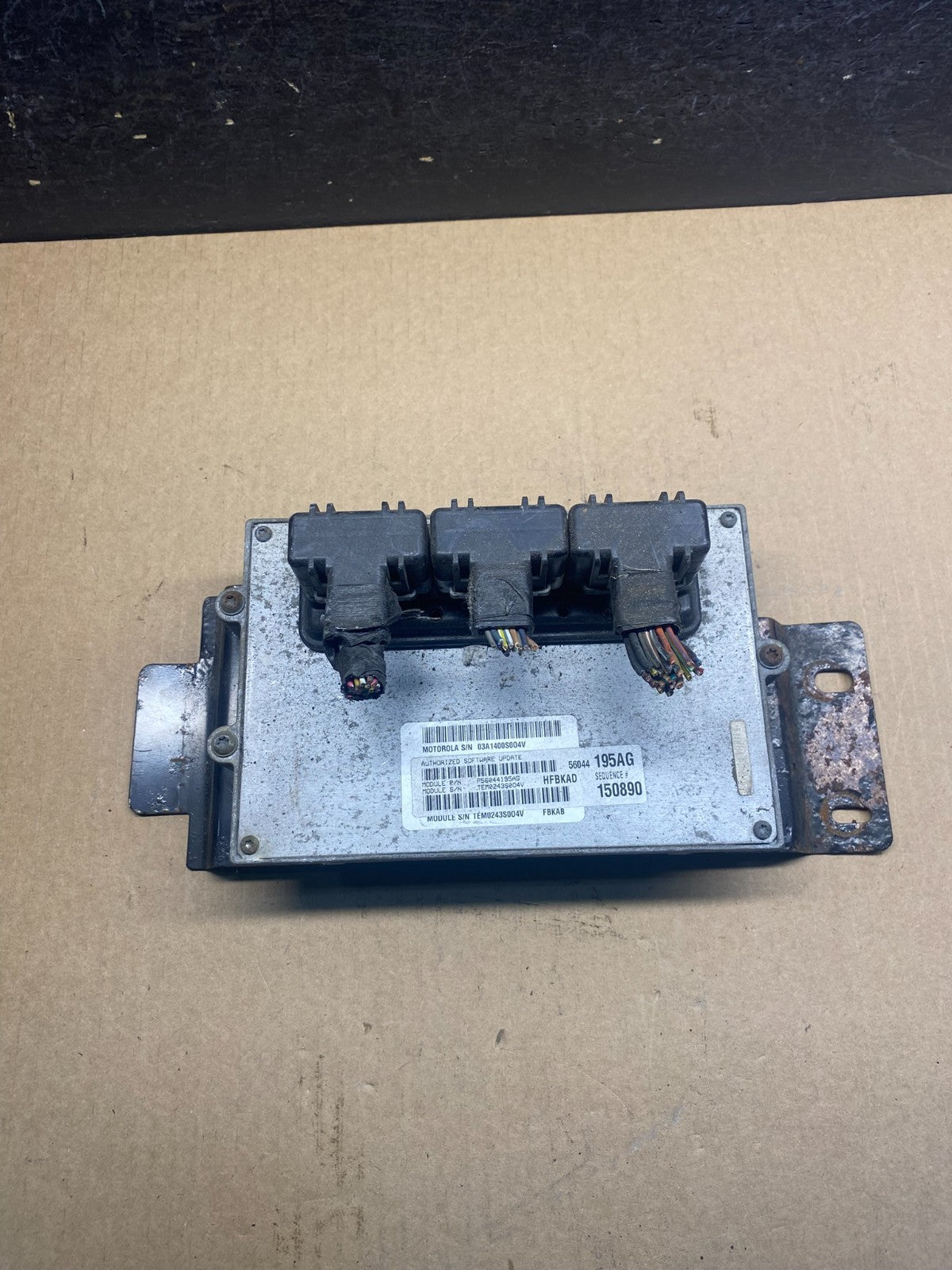 2003 Jeep Liberty 3.7L Engine ECU Computer Module p56044195ag AG6131 DG0