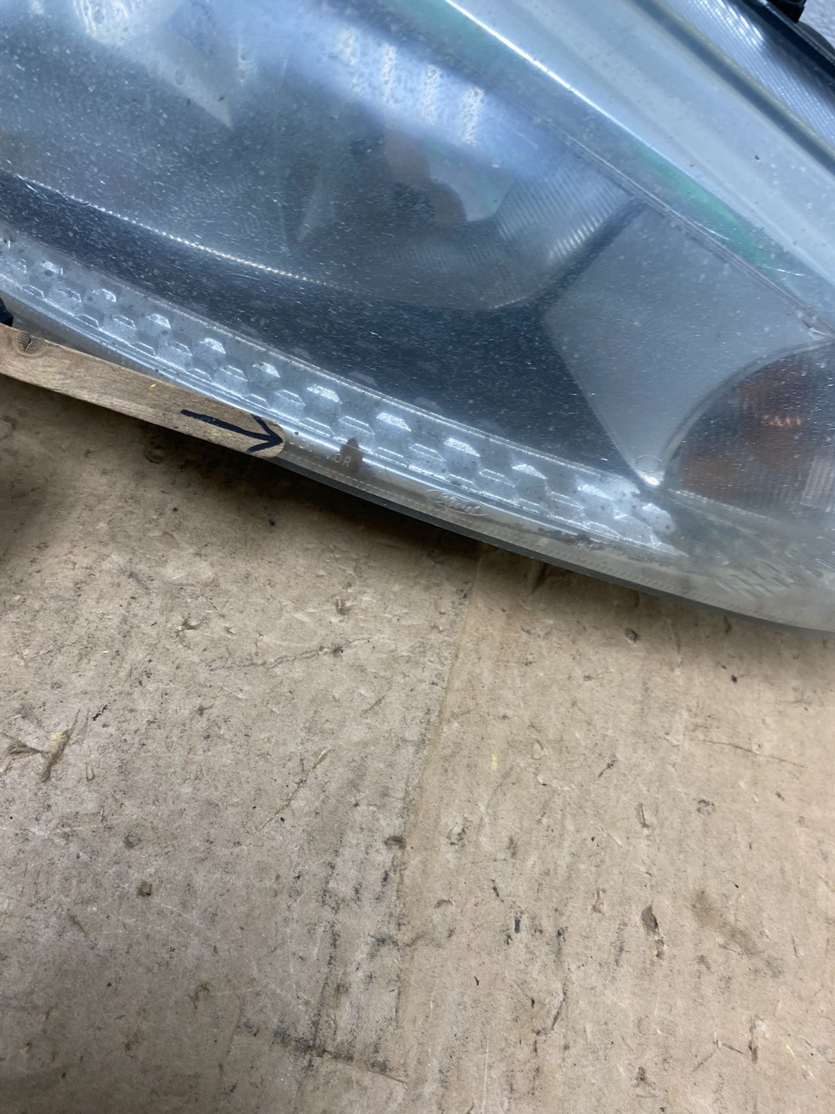 2015-2017 Ford Focus Right Passenger Rh Side Halogen Headlight AD0628 DW5
