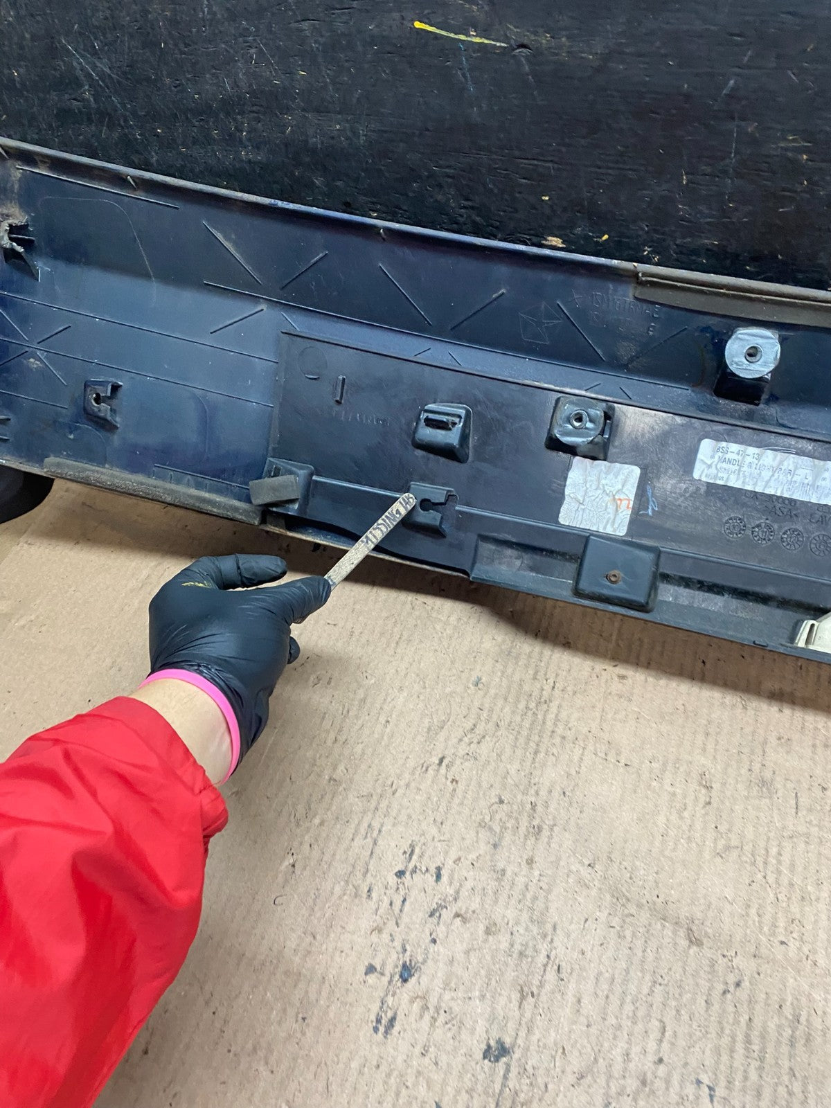 2011-2018 Dodge Grand Caravan Rear Tail Gate Trim Molding Panel OEM T0056DG16