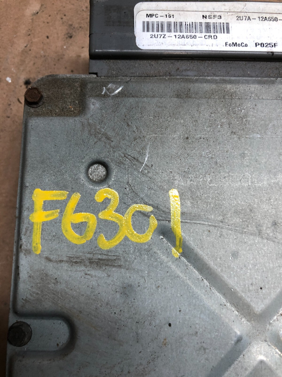 2001 2004 Ford Escape Engine Control Unit ECU ECM 2U7A-12A650-CRD F6301 PS4