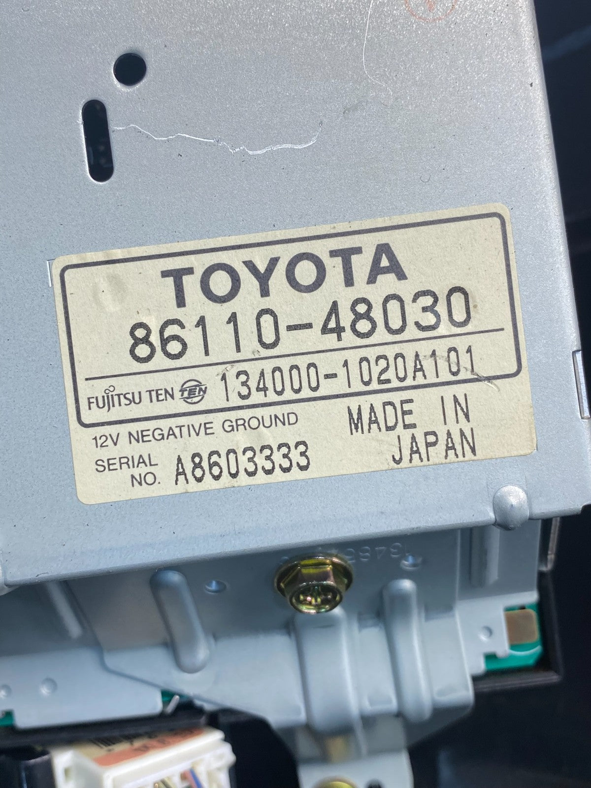 1999 2003 Lexus RX300 Radio Navigation Info Display Climate Control OE AG6006 DG6