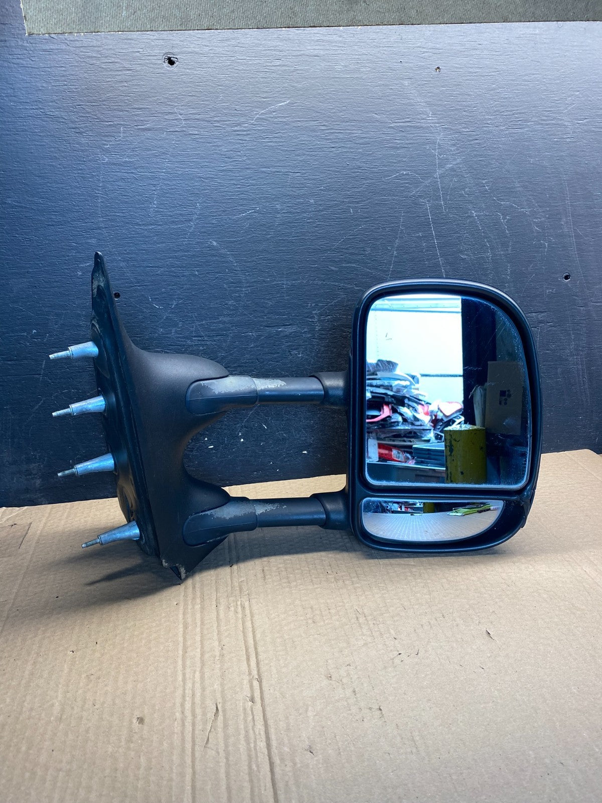 2002-2008 Ford E150 E250 Van Right Passenger Door View Two Arm Mirror AF6962 DG7