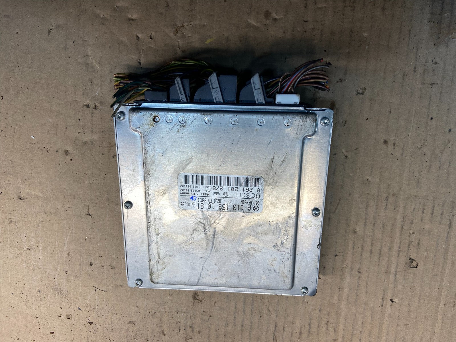 2003 to 2006 Mercedes S430 S500 ECU ECM Engine Control Module Unit AC0530 DG1