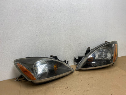 2004-2007 Mitsubishi Lancer Left+Right Side Headlights Halogen AE9289 DW2