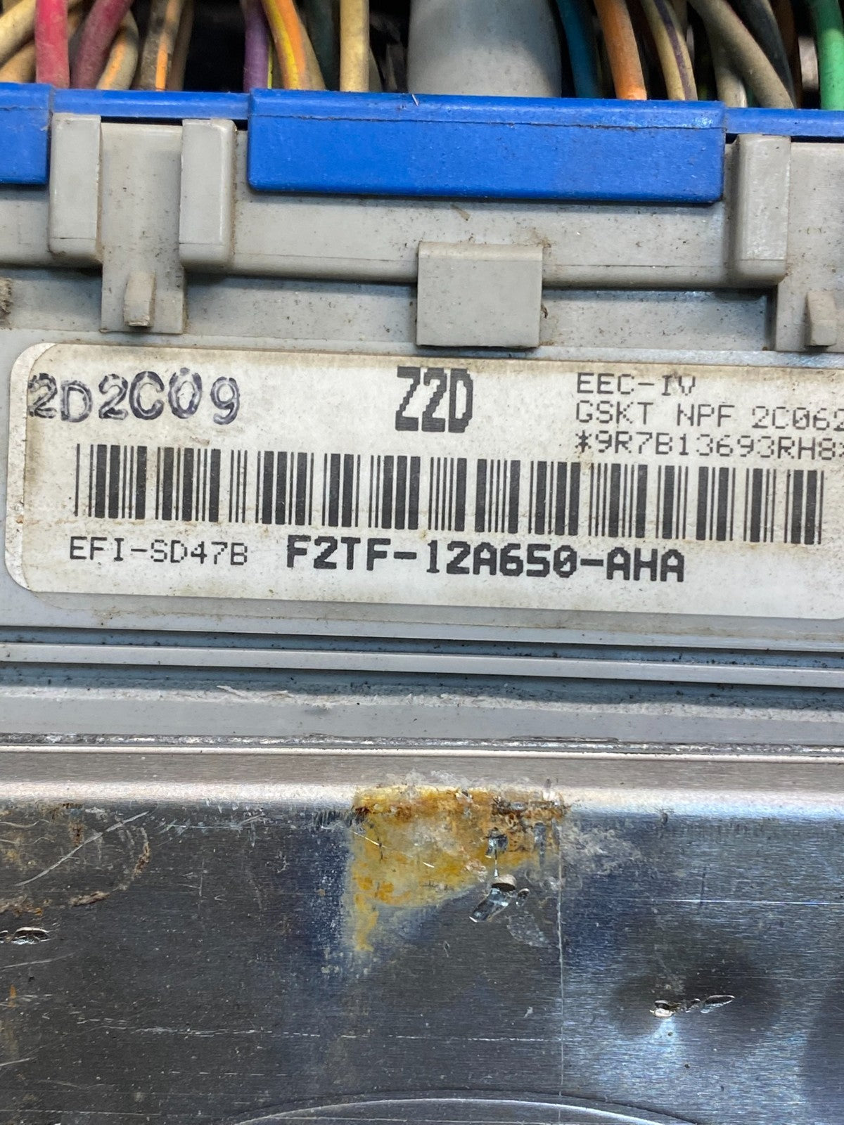 1992 1993 Ford F150 Bronco 5.0L ECU ECM Control Module F2TF-12A650-AHA af7719 DG3