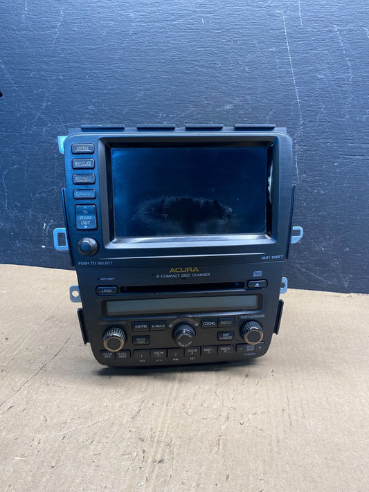 2005 to 2006 Acura Mdx Radio Stereo 6 CD Player Screen Display AE7830 DW0