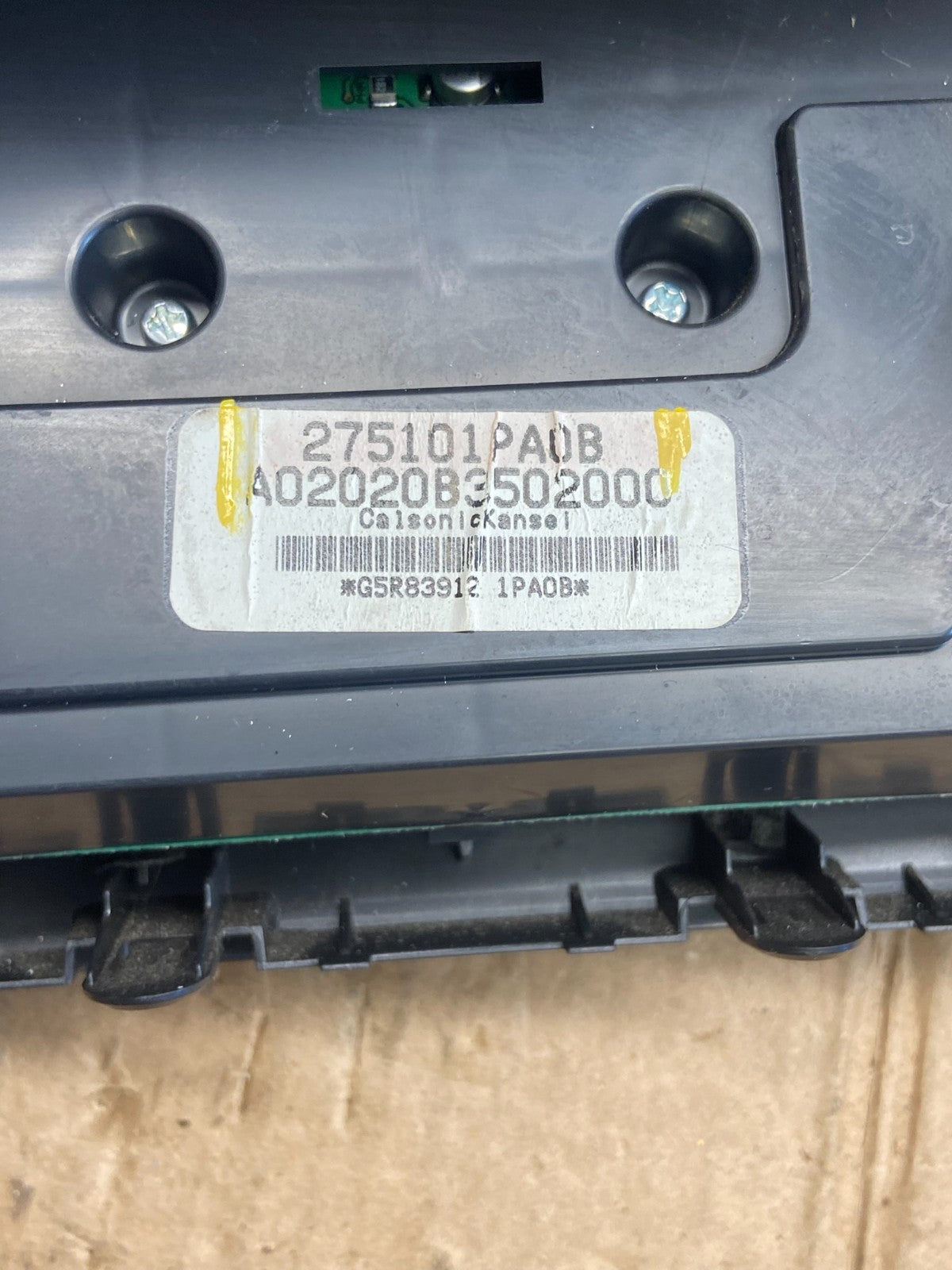2012-2021 Nissan NV2500 NV3500 Radio Bezel Center Trim Climate Control AE4102 DG5