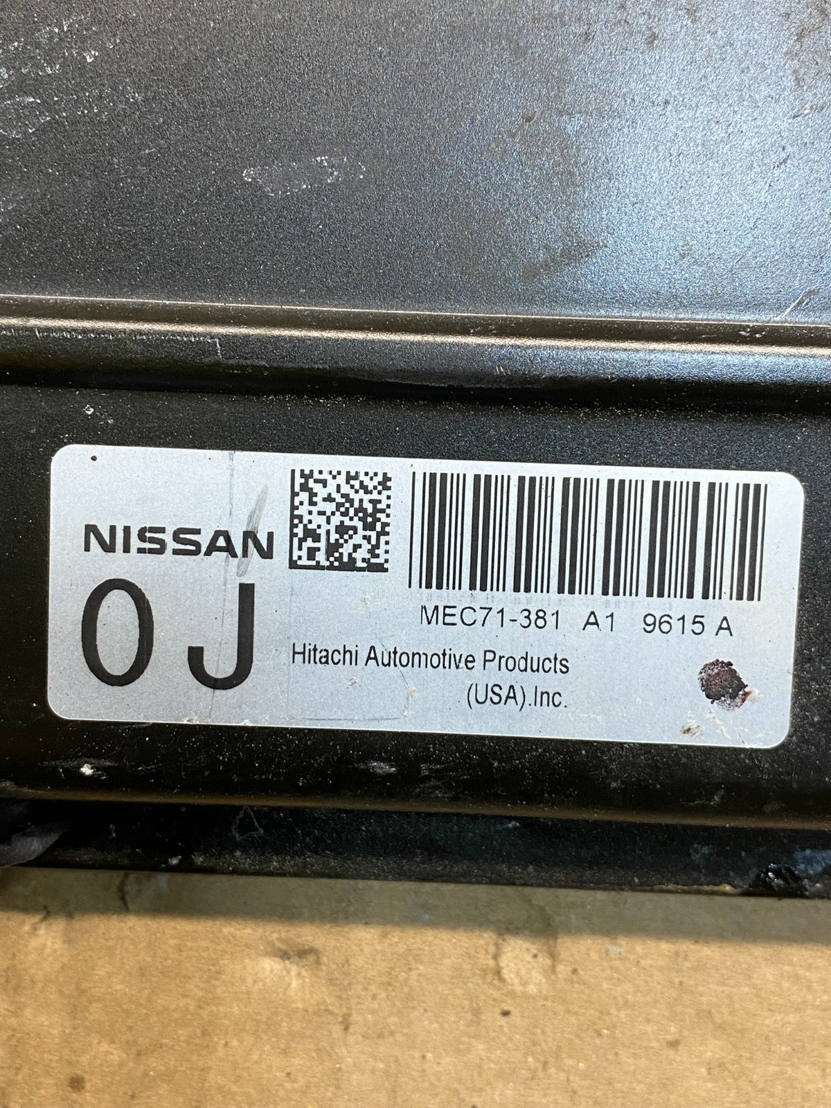 2009 Nissan Pathfinder Ecm Ecu Engine Control Computer mec71-381 a1 AH4662 DG2
