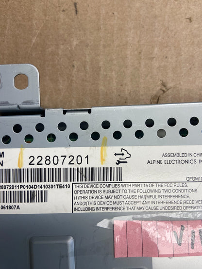 2010 - 2011 Chevrolet Equinox Radio Display Screen Information Dash Oe AG0263 DG3
