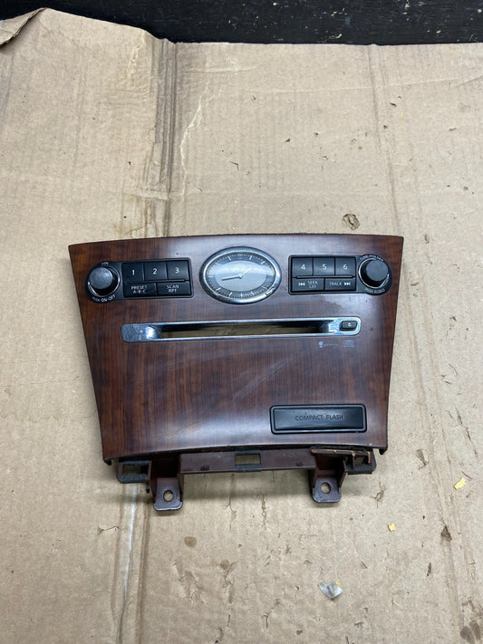 2008 2009 2010 Infiniti M35 Radio Clock Control Panel Plate x5759 DG0