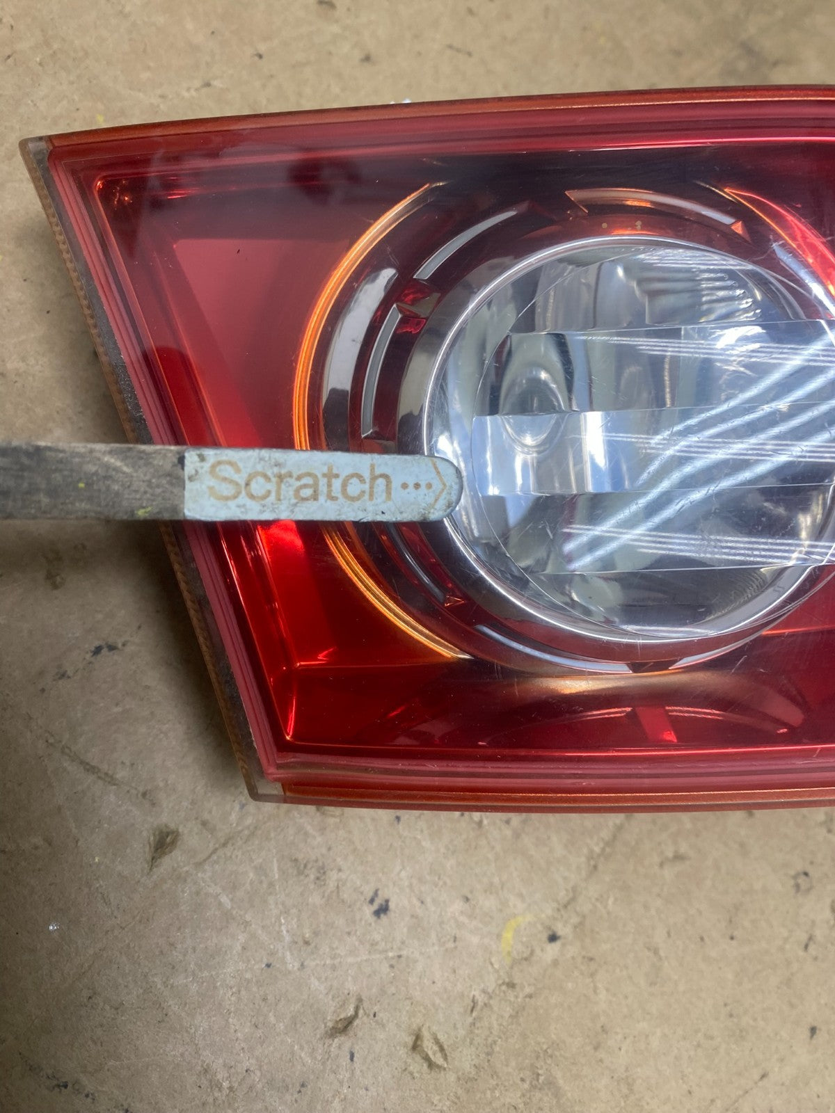 2003-2005 Infiniti FX35 FX45 Left Driver Lh Red Inner Tail Light OEM X5275 DW4
