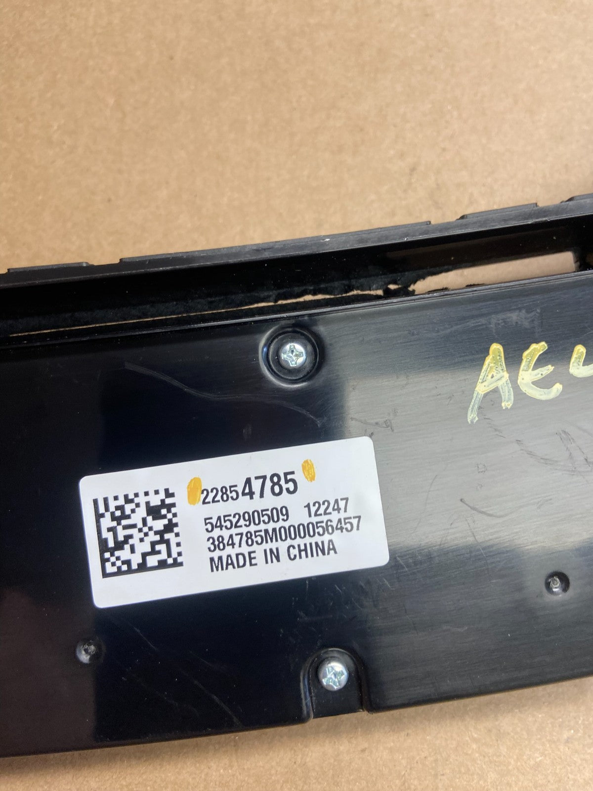 2013 Chevrolet Malibu AC Heat Temperature Climate Control AE4347 DG4