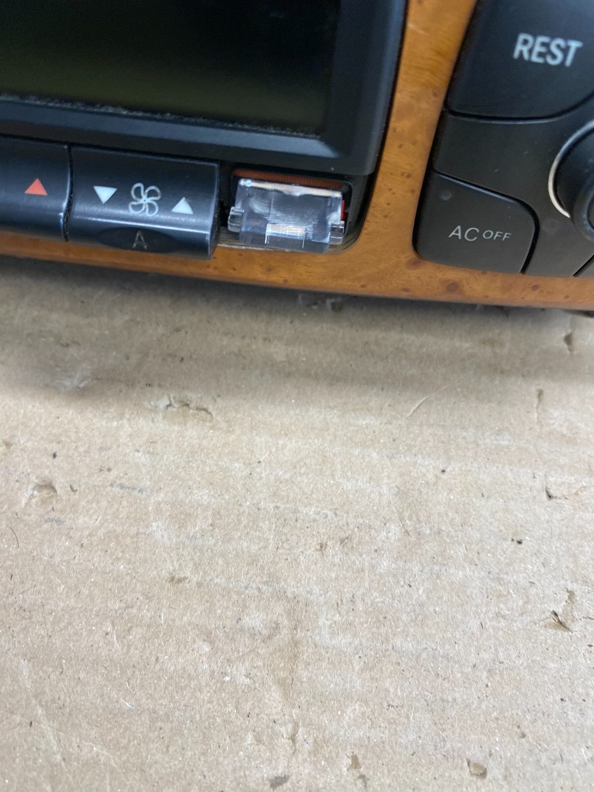 2000-2006 Mercedes S430 S500 W220 AC Heater Climate Control Trim Bezel AG5284 DG1