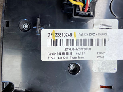 2012-2015 Chevrolet Equinox Radio Face Climate Control Panel Bezel AH3729 DG5
