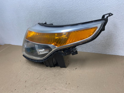2011 to 2015 Ford Explorer Left Driver LH Halogen Headlight AG6965 DW1