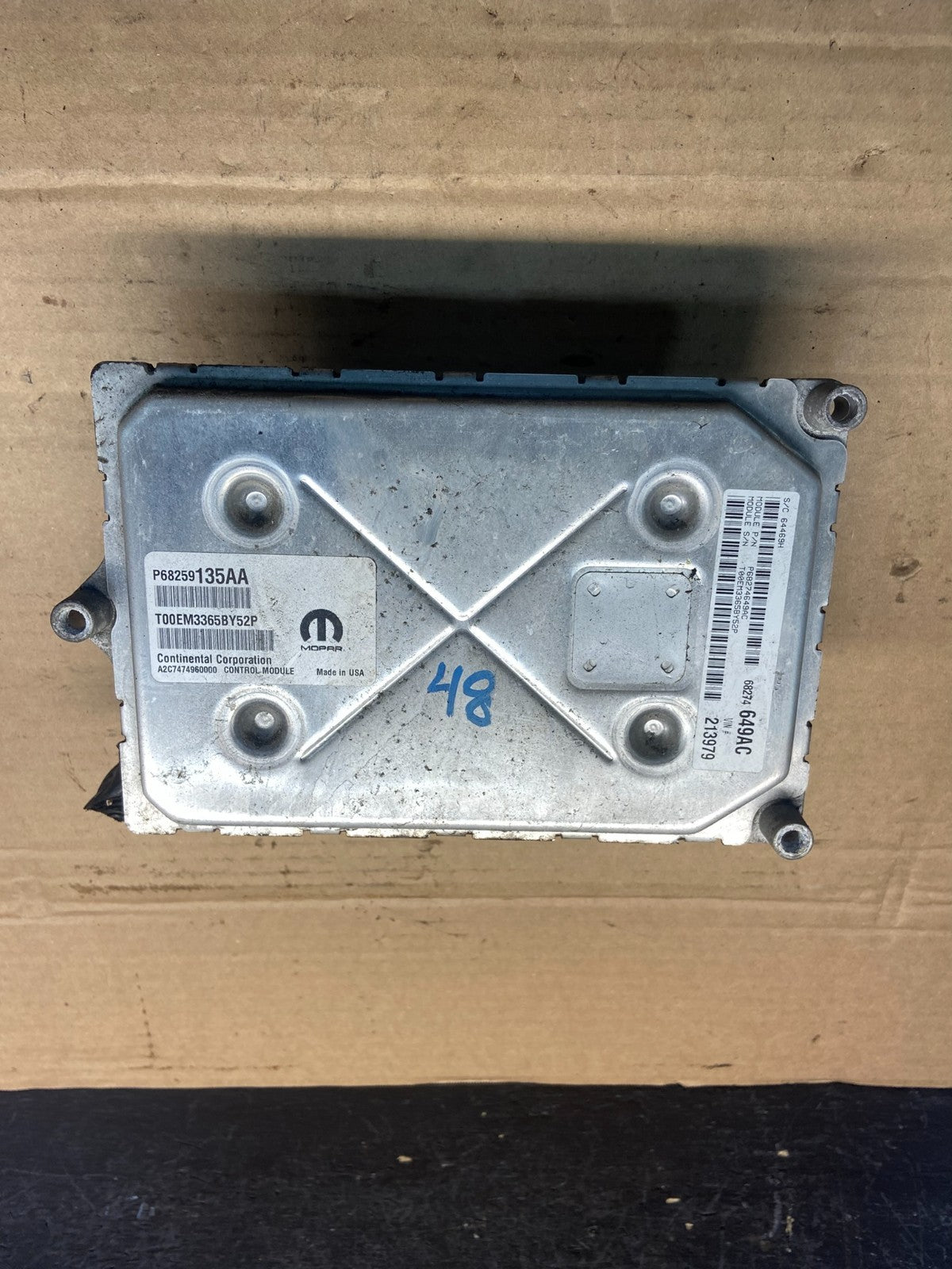 2016 2019 Dodge Journey 3.6L ECU ECM Engine Computer Module AE2510 DG1