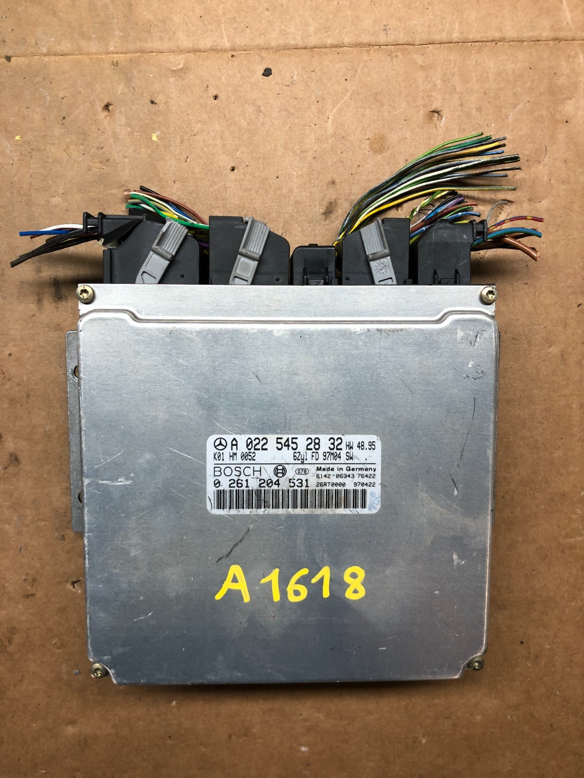 1998 - 1999 Mercedes S320 Engnine Computer Module ECM a0225452832 A1618 PS0