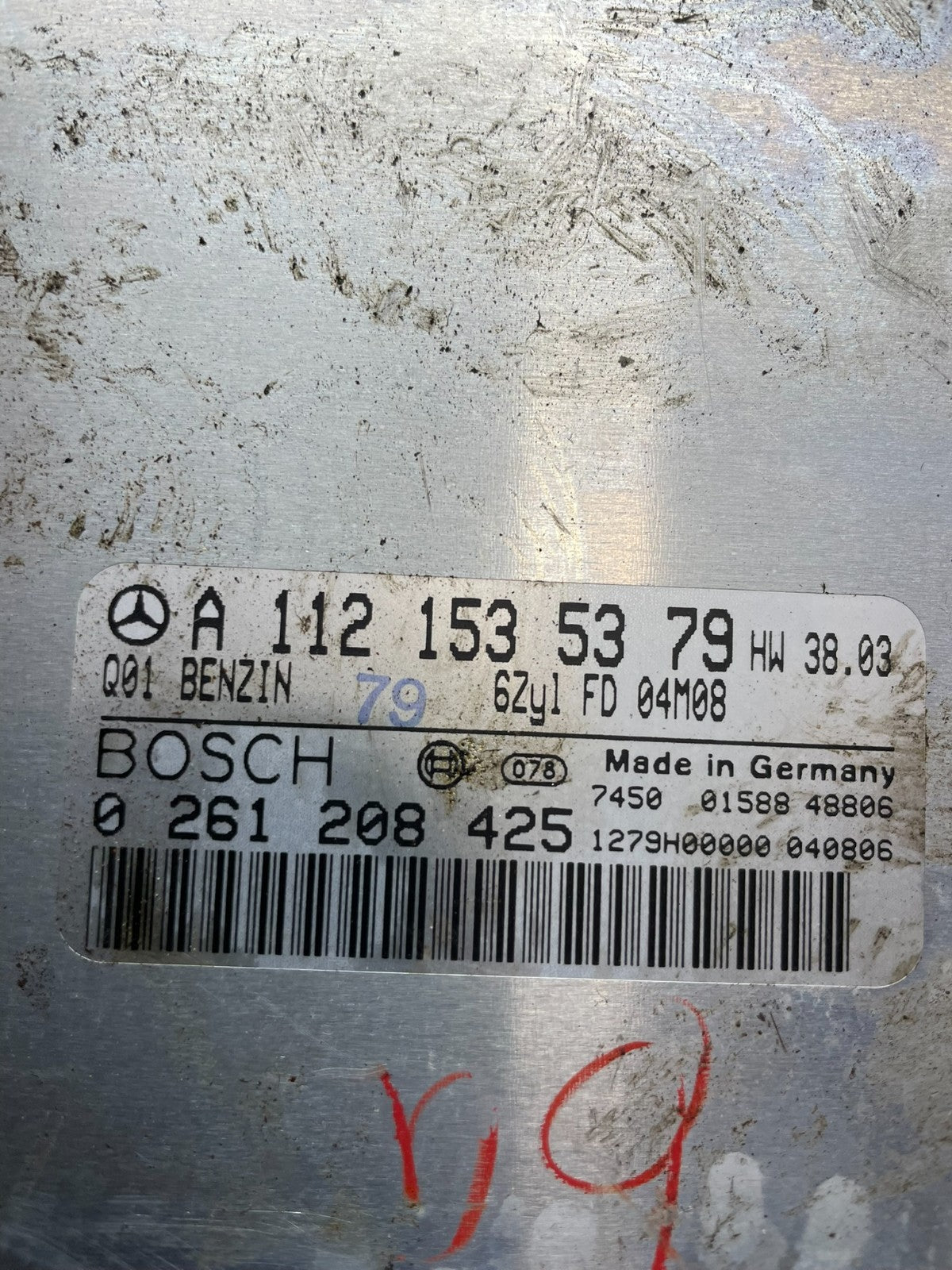 2003 to 2005 Mercedes ML350 SLK350 Engine Computer Module ECM ECU OEM  R9252 DG3