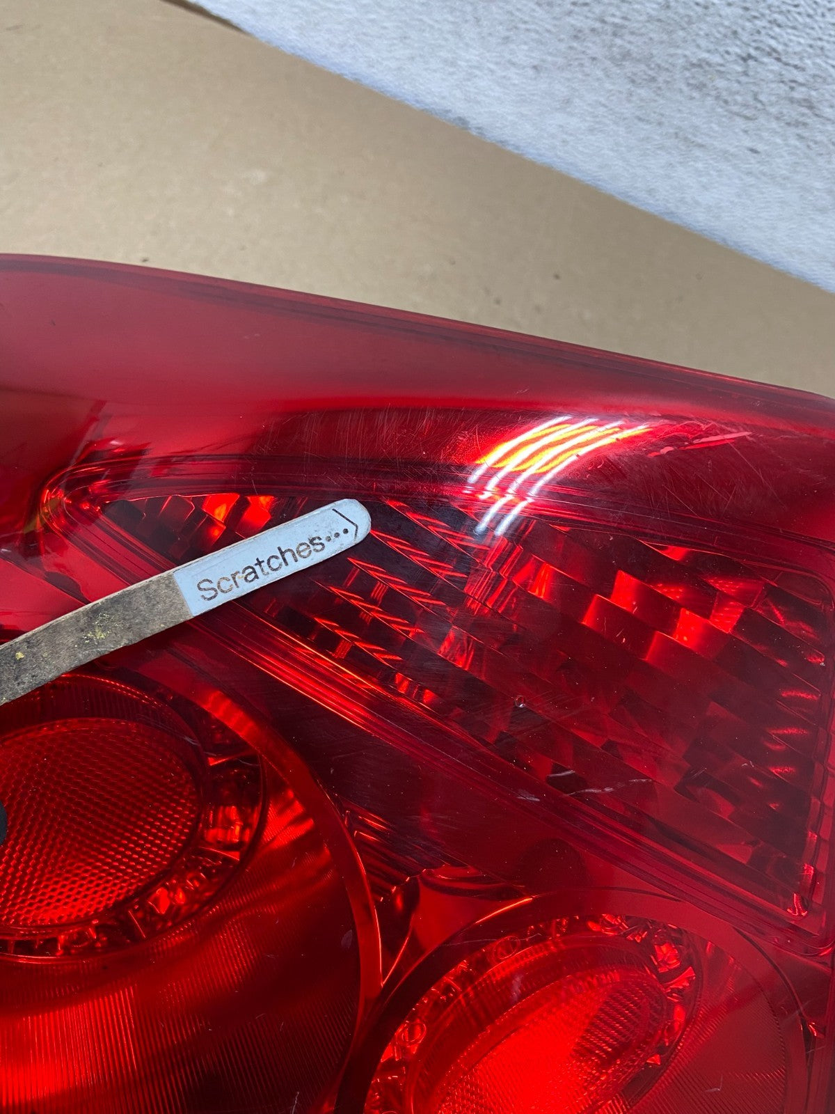 2005 to 2006 Infiniti G35 Left Driver Lh Side Tail Light AF7331 DW3