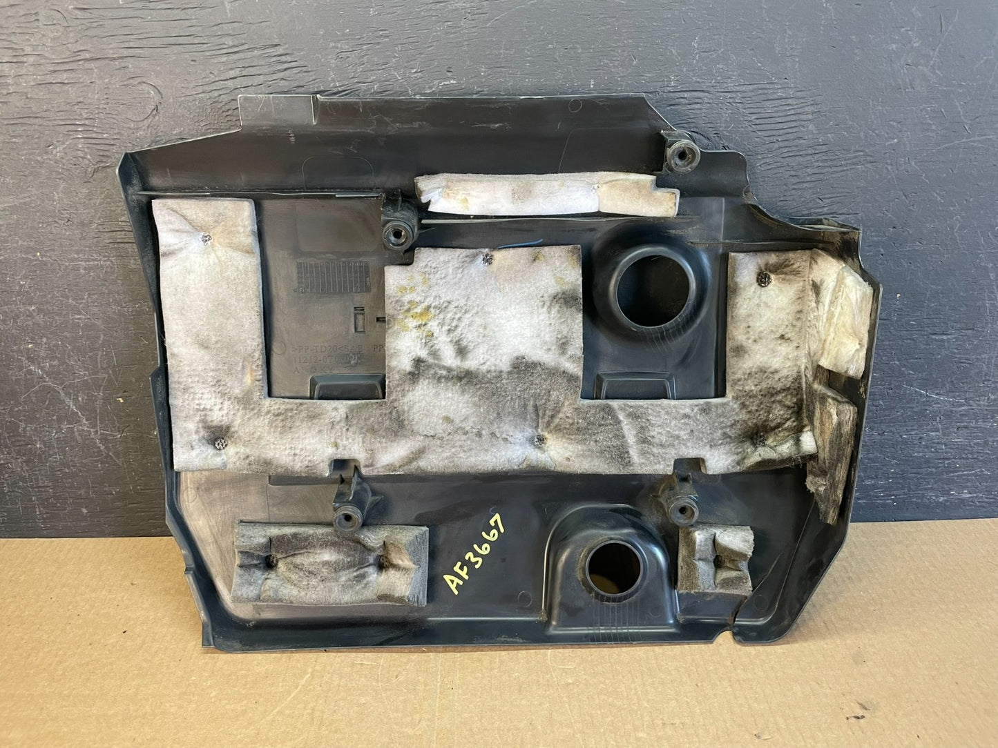 2009 to 2013 Toyota Corolla VVT-I Engine Cover Top Trim Panel AF3557 DG5
