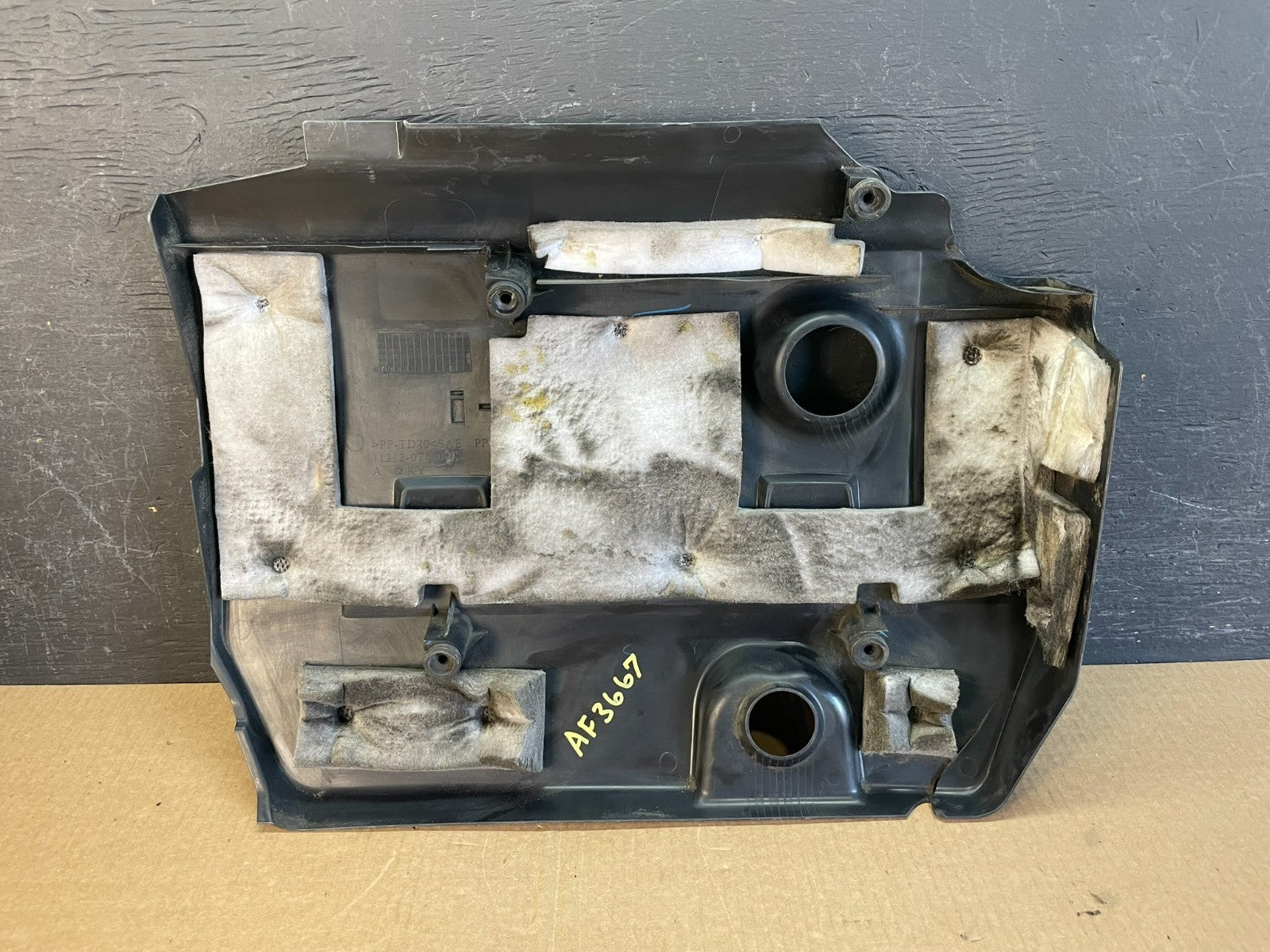 2009 to 2013 Toyota Corolla VVT-I Engine Cover Top Trim Panel AF3557 DG5
