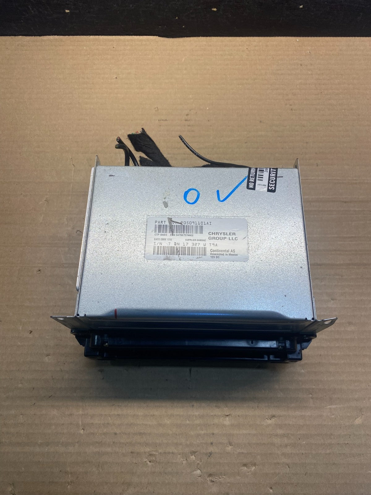 2011 - 2013 Dodge Journey Radio Info Media CD Player Unit AF3855 DW3